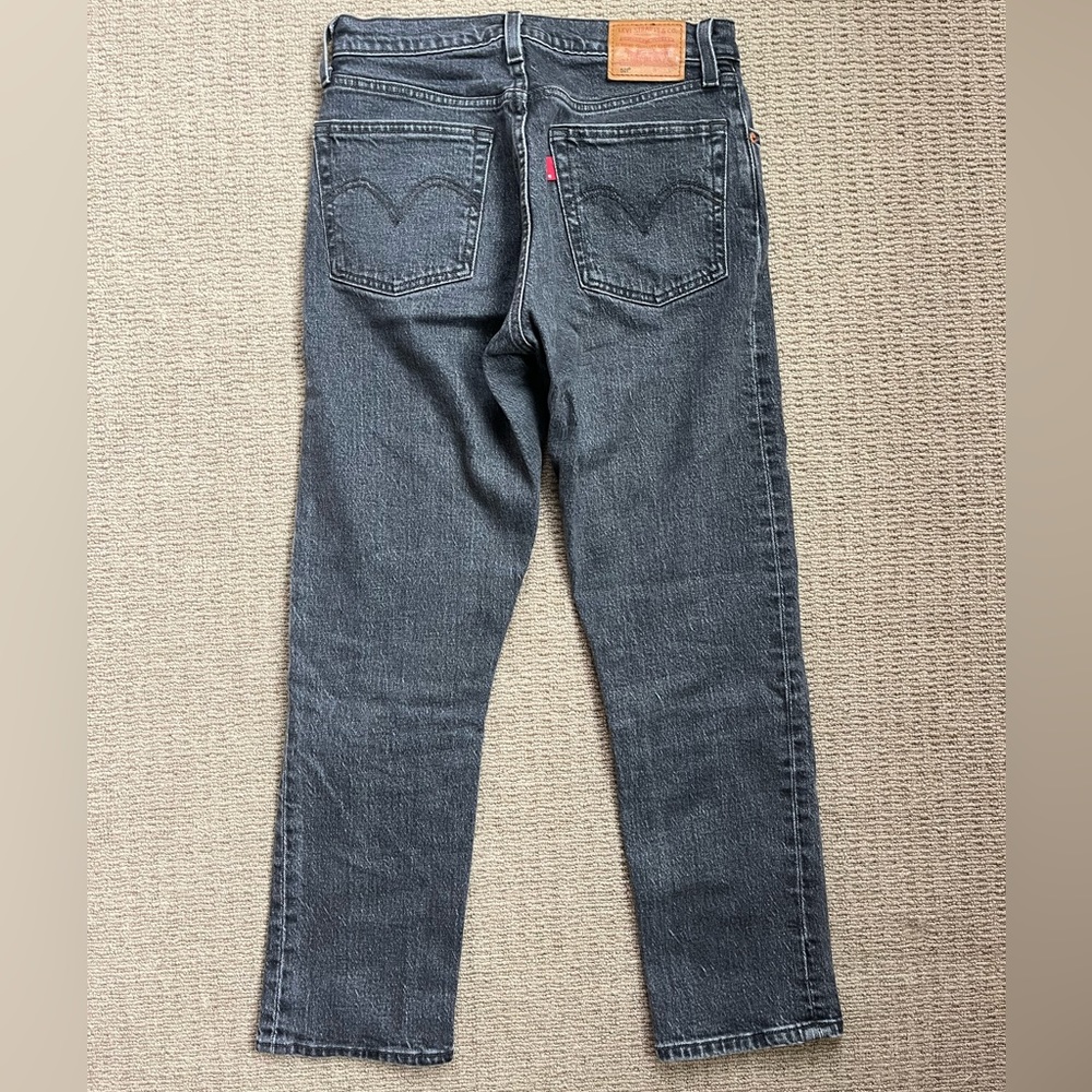 LEVI’S JEANS WEDGIE STRAIGHT FIT 501 (BLACK) - Picture 2 of 7